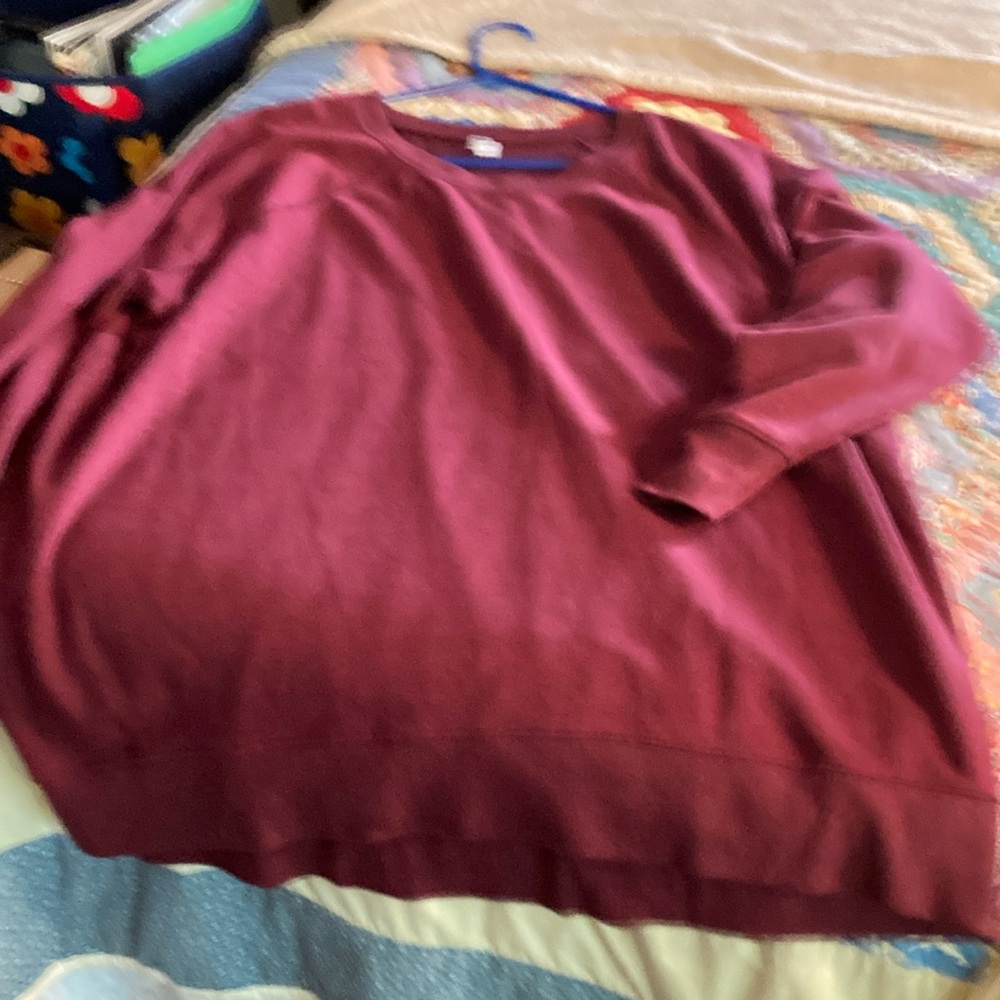 Long sweatshirt!